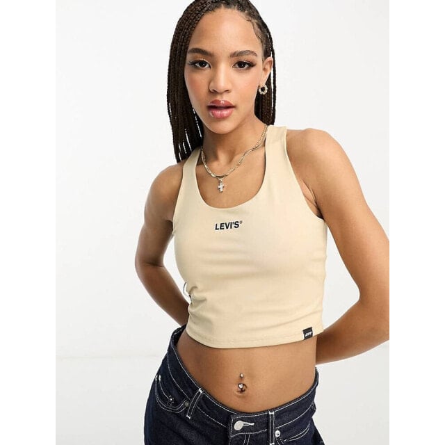

Кремовая майка-борцовка Levi s Graphic с логотипом