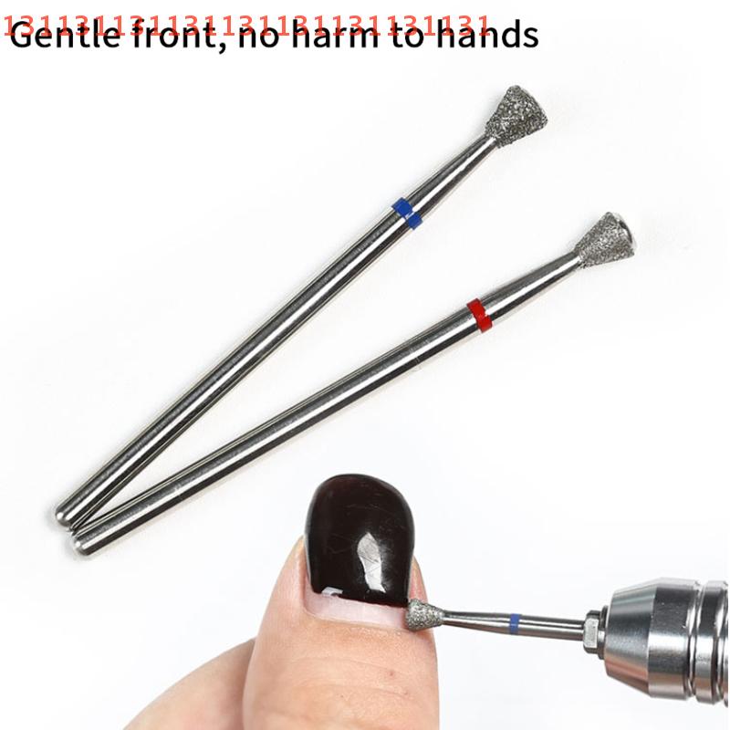 1PCS Diamond Milling Cutter Bald Nail Drill Bits For Manicure Accessory Drill Bit For Nails Cuticle Remove Tools
