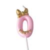 Gold Pink Bow Number Candles Birthday Candle Cake Decoration Digital 0-9 Cake Topper Decor Baby Shower Anniversary Day Decor