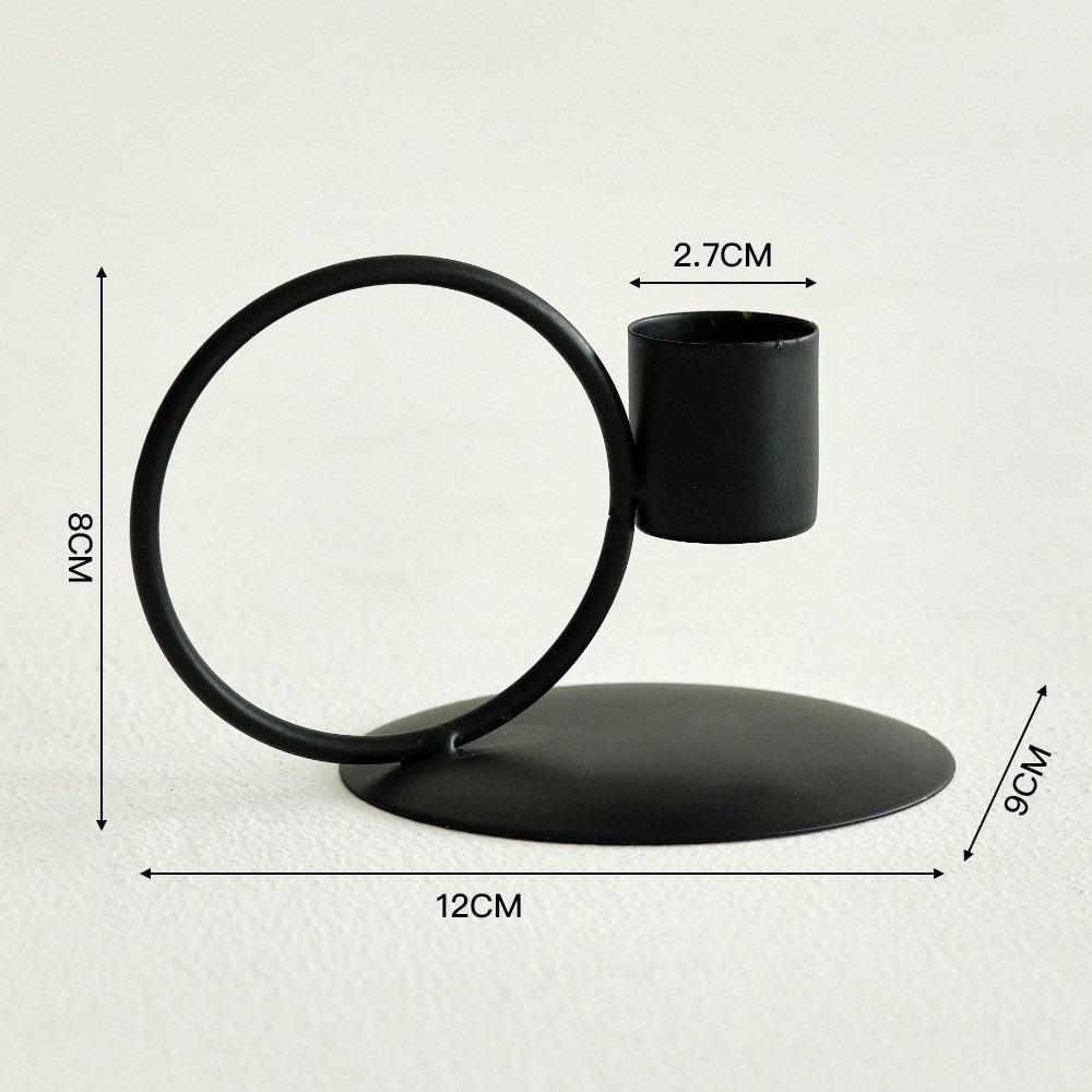 U-förmige Tischkerzenhalter Metall Doppelköpfiger Kerzenständer Heim- und Hoteldekoration Ornament