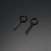 Jewelry Titanium Steel Punk Cool Men Women Ear Clip Stud Earrings Long Stick Pendant Fashion Hip Hop Drop Party Earring