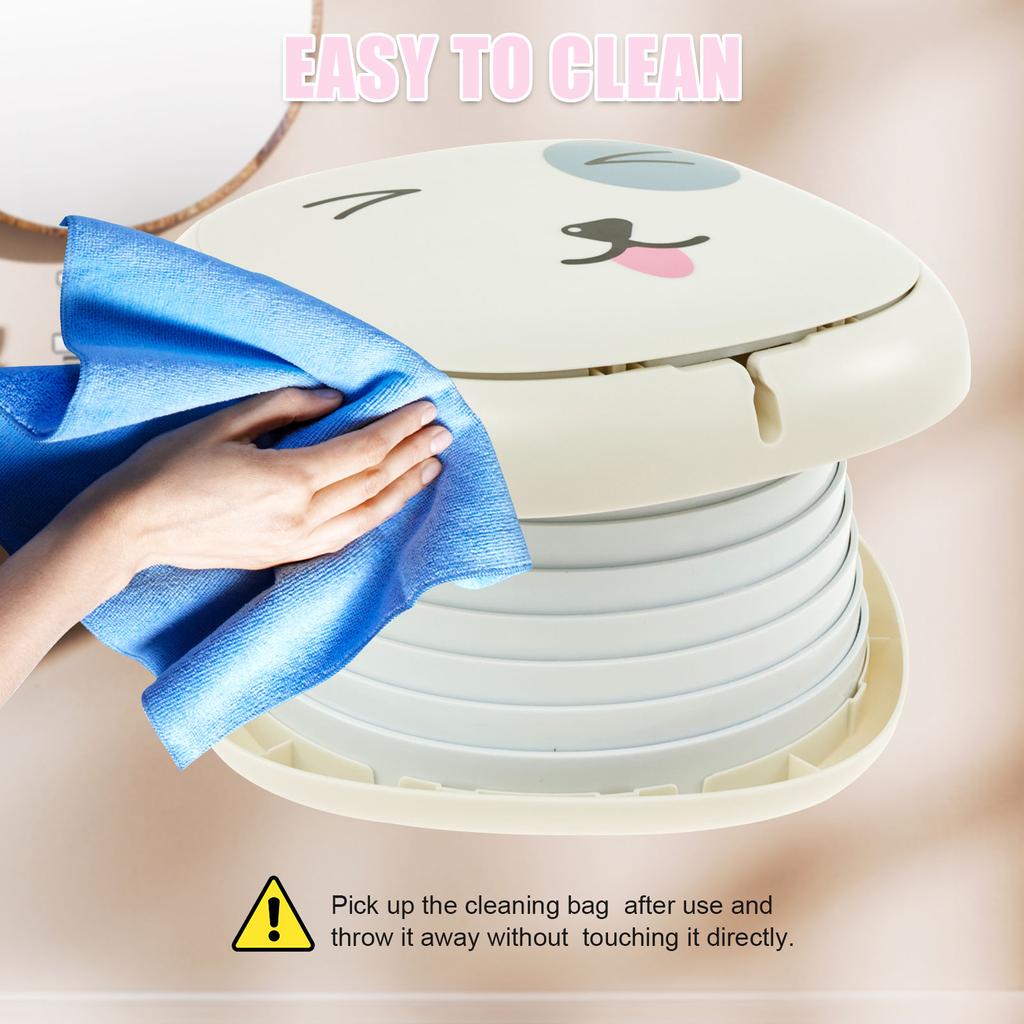 Przenośny Składany Nocnik Dziecięcy Podróżny Chłopiec WC Dziewczynka Nocnik Toaletowy Antypoślizgowy Treningowy Nocnik dla Dzieci Kemping na Świeżym Powietrzu Łazienka Nocnik Dziecięcy