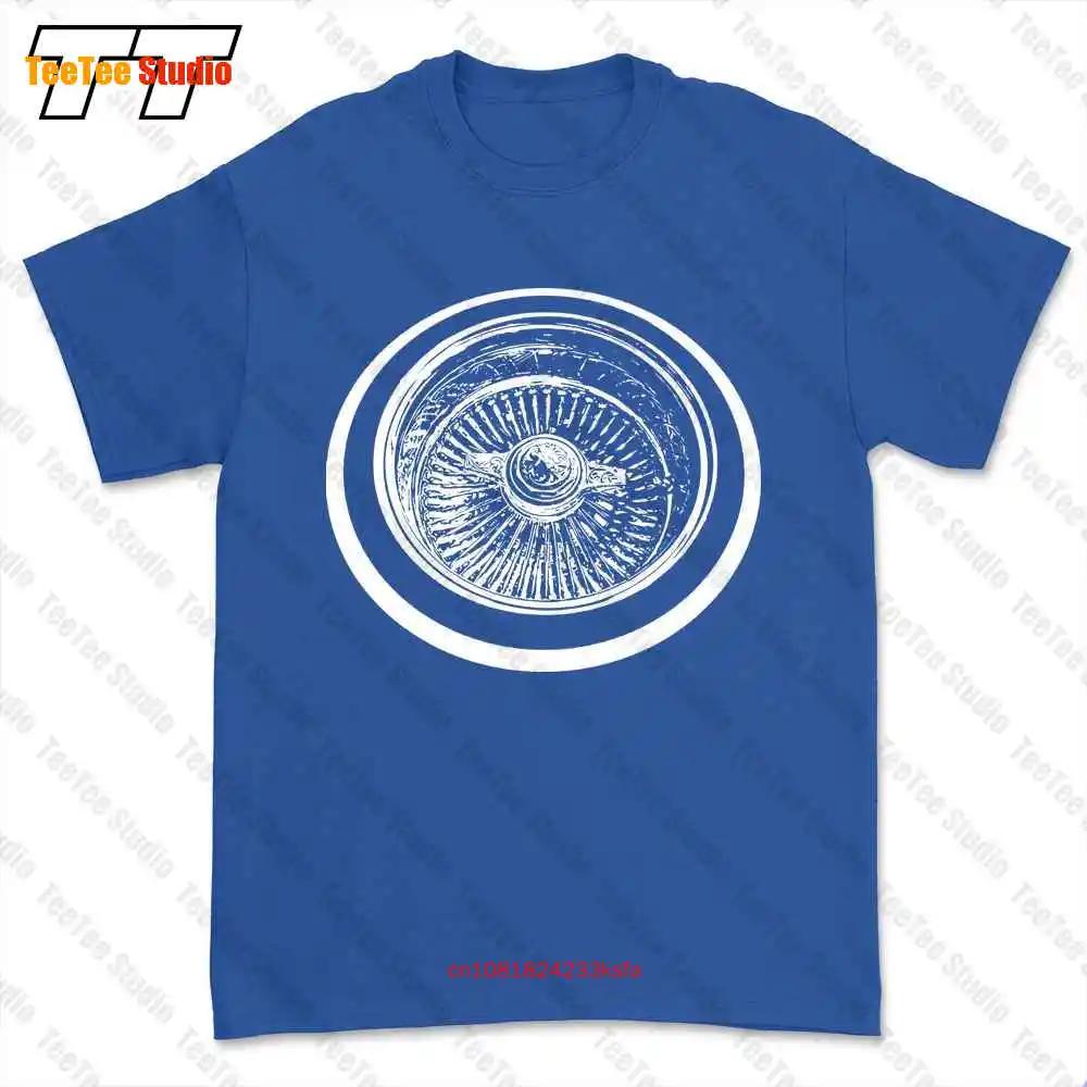 Lowrider Wire Wheel Knockoff Engraved Car Show Tshirt Tee M6JE