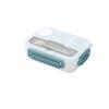 Microwave-Safe Leakproof Bento Box With 4 Compartment Design Students Office Workers PP Material Lunch Container