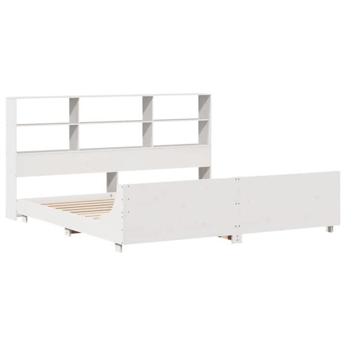 VidaXL Bed Frames Without Mattress White 180x200 Cm Solid Pine Wood 3323681