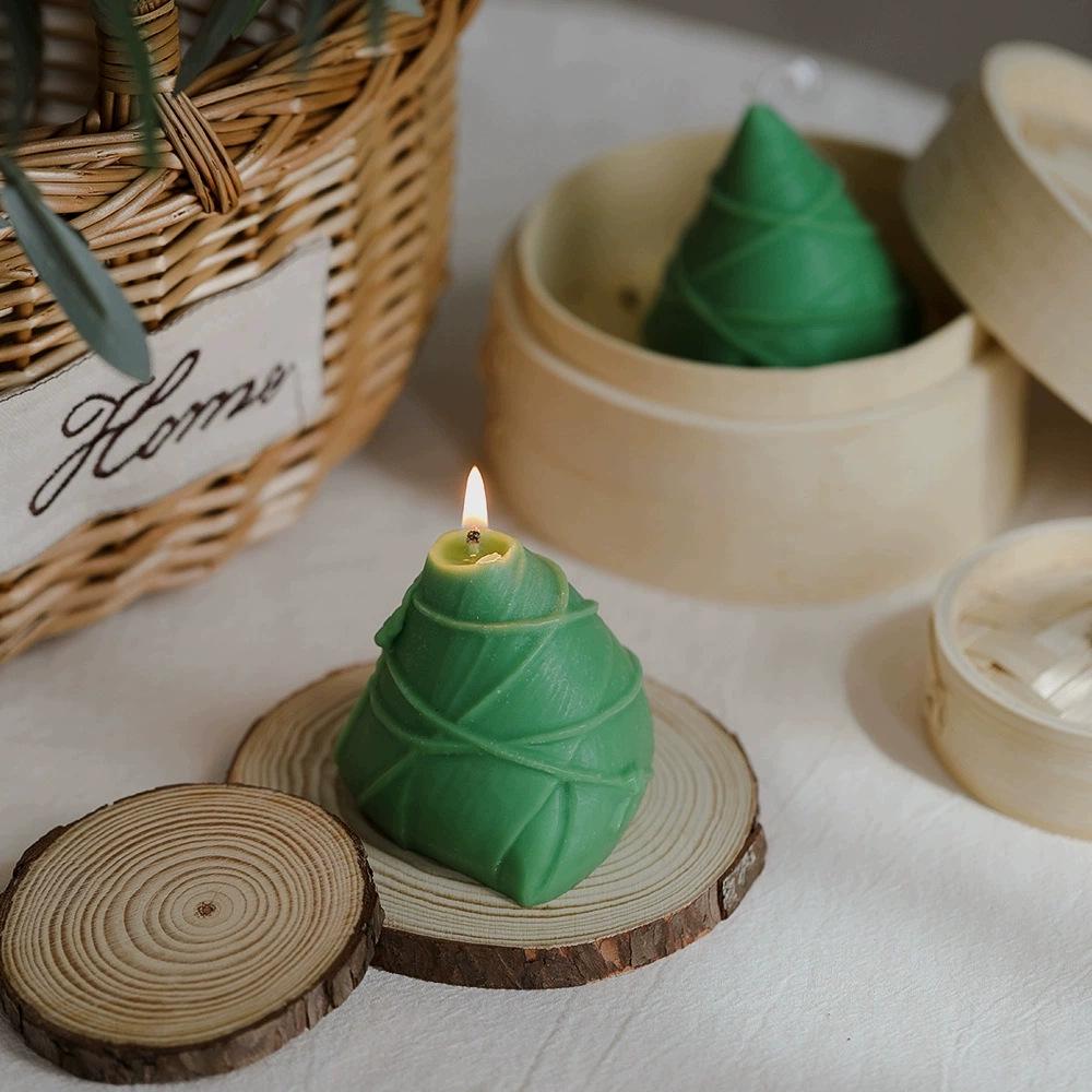 Handcrafted Zongzi Aroma Candle – Dragon Boat Festival Souvenir