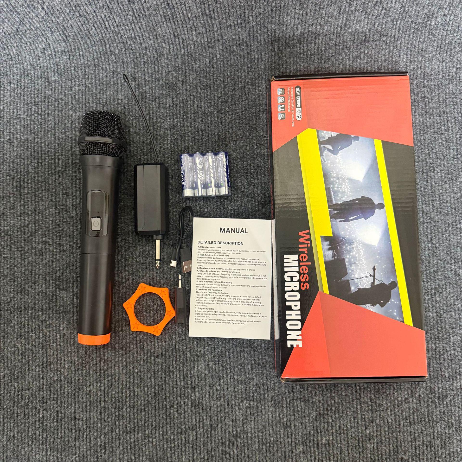 

038 Wireless Microphone for Outdoor Tours, Live Broadcasts, and Home KTV