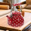 Enamel Enamel Tea Kettle European Style Ancient Bell Pot Classic Design Water Kettle  Outdoor