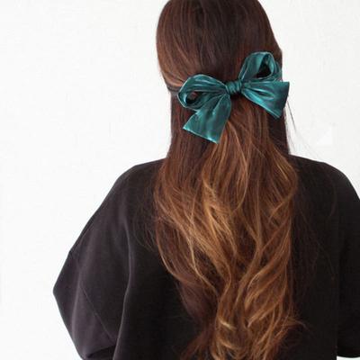 RACOHA SHARR BIG RIBBON Hairpin Chiffon Big Ribbon Hairpin