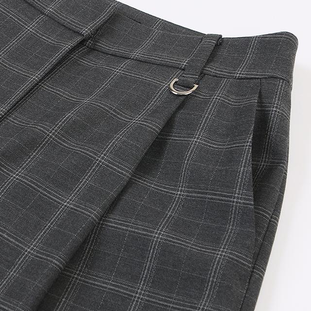 LAP Scarf Layered One-Pleat Pants Ar1Wp265