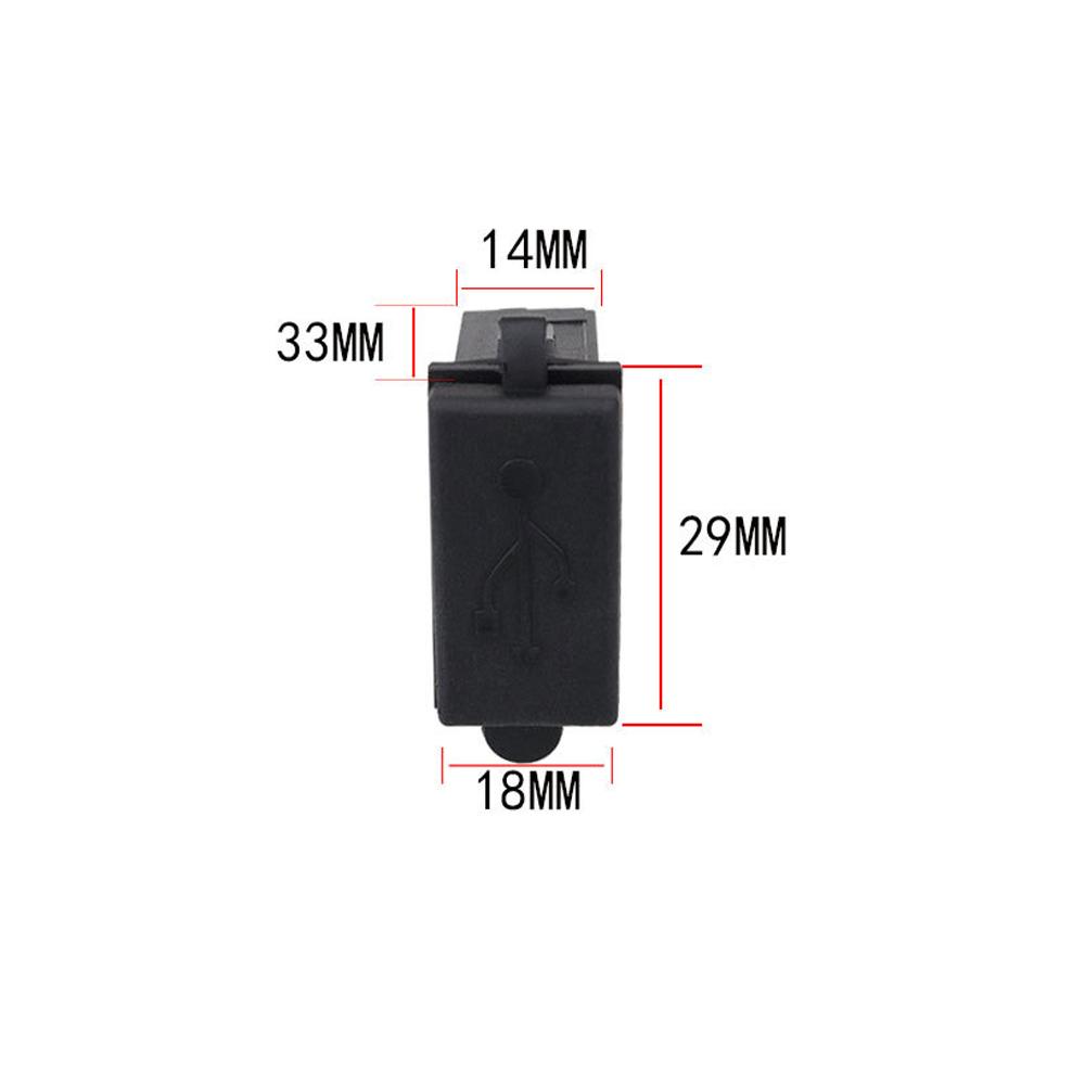 Gniazdo ładowarki Mini Usb 2.4A 12v do motocykla Auto ciężarówka ATV łódź samochód RV autobus wodoodporny wylot zasilacza do wszystkich telefonów