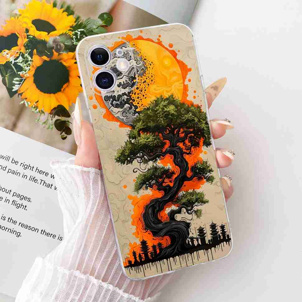 Case For iPhone 11 iPhone11 Cute Cat Dragon Flower Casing Soft Silicone Phone Back Cover For Apple iPhone 11 Pro 11Pro Fundas