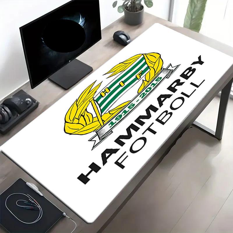 Hammarby IF Print Mouse Pad, Anti‑Slip Desktop Keyboard Mat, for PC Laptop Gaming Working Daily Use, Cool Festival Birthday Gift