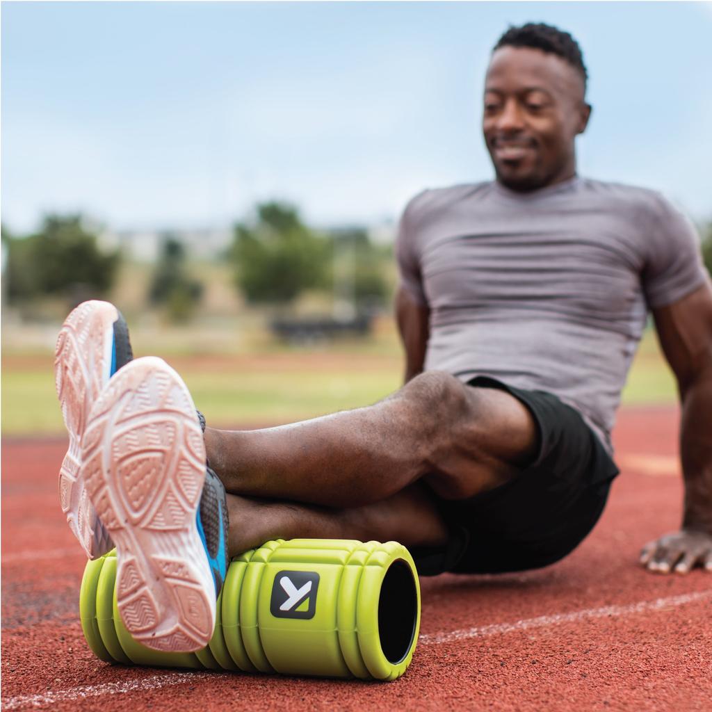 TRIGGERPOINT Grid Foam Roller, Lime, Myofascial Release Massage, 04405 (Authentic Japanese Product)