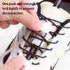 Reflective No-Tie Shoelaces, Elastic Quick Lock Laces Lazy Replacement Laces for Sneakers Running & Daily Wear Unisex Adult Kids