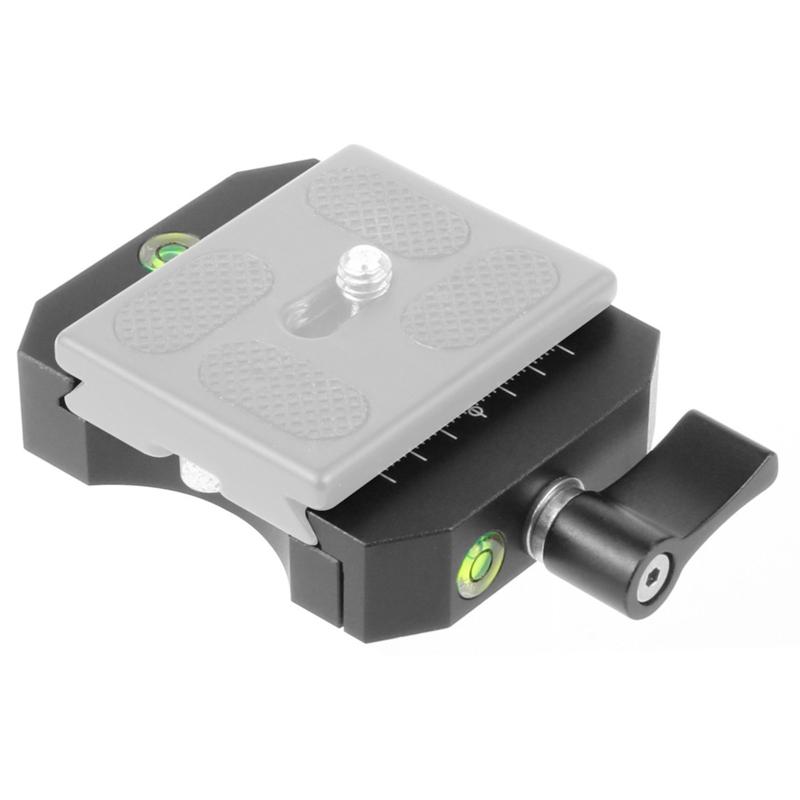 Quick Release Clamp Adapter Aluminium Alloy 3/8 To 1/4 Screw Mount Adaptor for Ballhead Tripod SLR Cameras