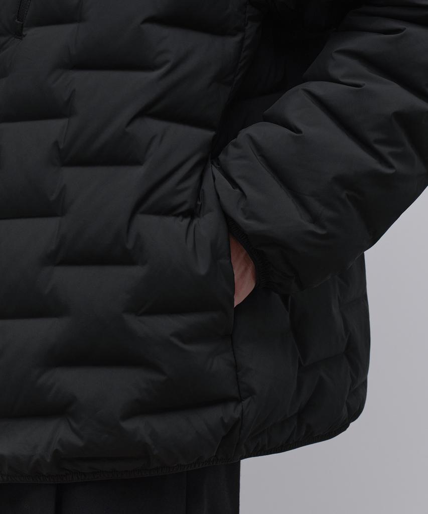 Musinsa Standard Brick Line Hooded Light Down Jacket [Black]