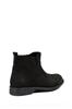 Men's Fashion Genuine Leather Flat Heeled Booties Bootie Black Washed Nubuck Outdoor Boots Shoes
