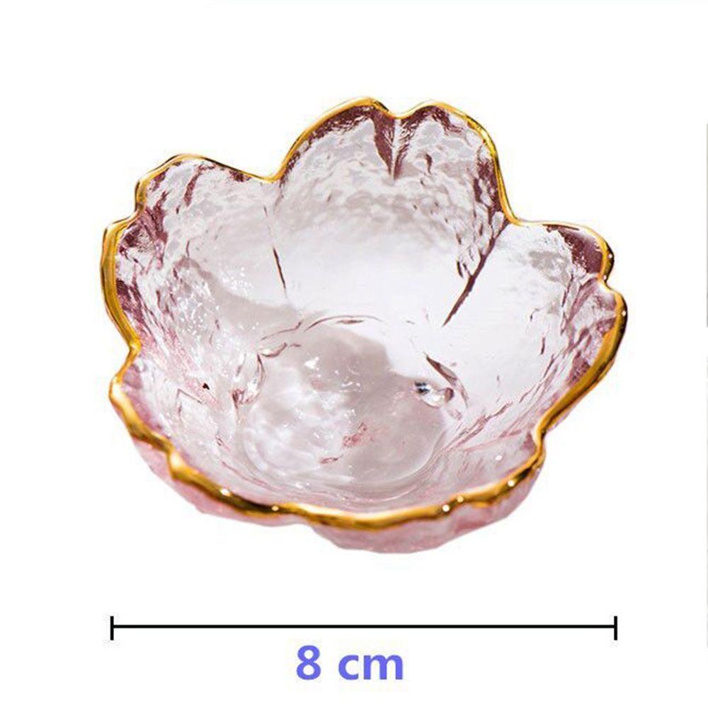 Inlay Glass Dish Specialty Plates Fruit Sala Sauce Bowl Tableware Seasoning Plate Kitchen Gadgets