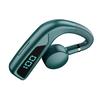 V18 Sluchátko kompatibilní s Bluetooth, háček za ucho, kostní vedení, LED digitální displej, obchodní, sportovní, bezdrátová náhlavní souprava pro řízení