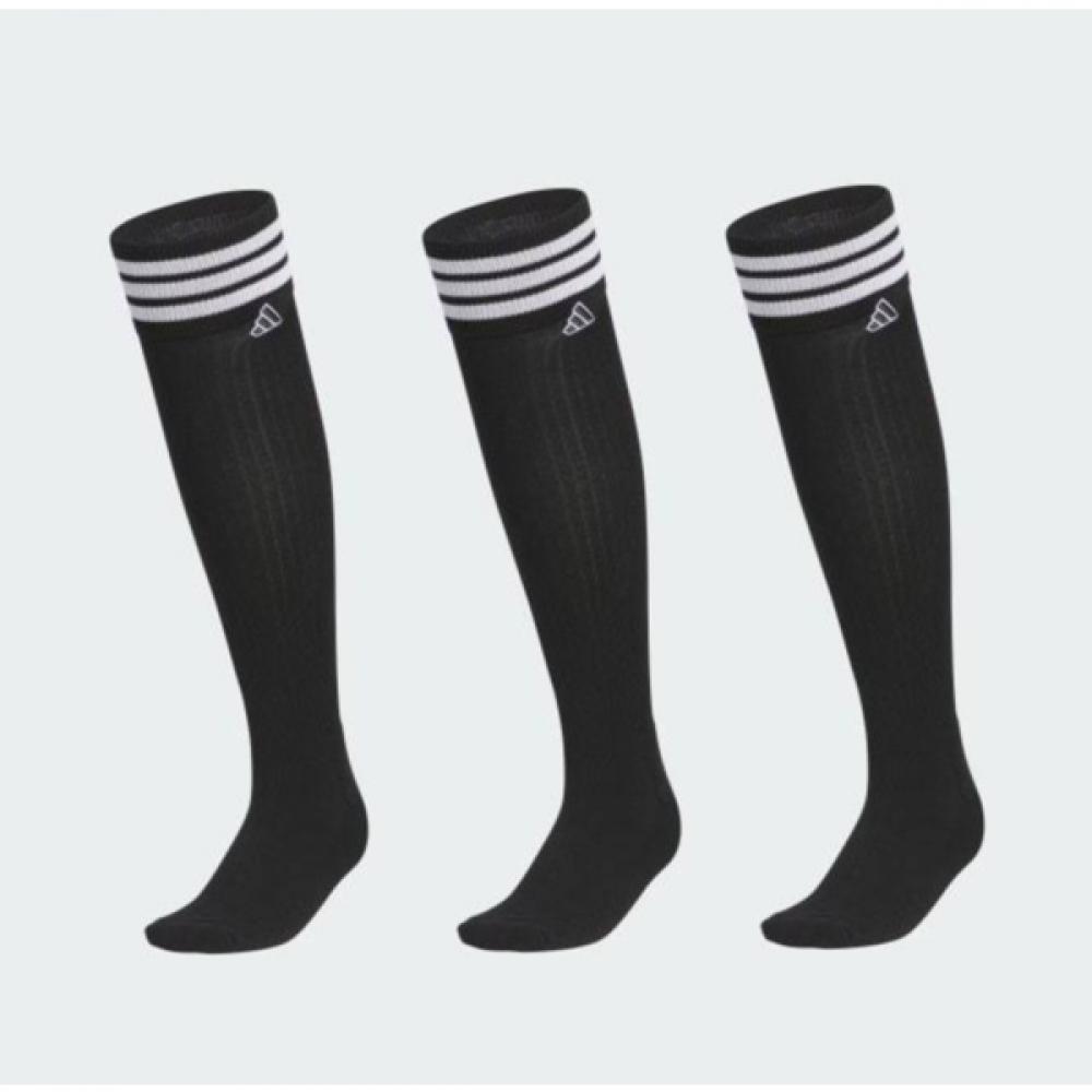 AdidaS Women S Knee High SockS 3 Pack Set 3 StripeS black/(3 pack set) /S (2224)