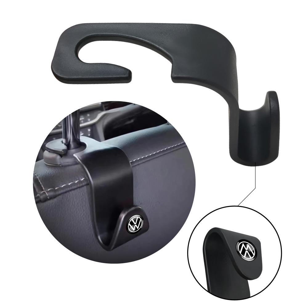 2/4Pcs Car Seat Back Hook Organizer Holder For Volkswagen VW Golf Passat Polo R-line GTI R Magotan Tiguan Storage Hanging Clips zr4