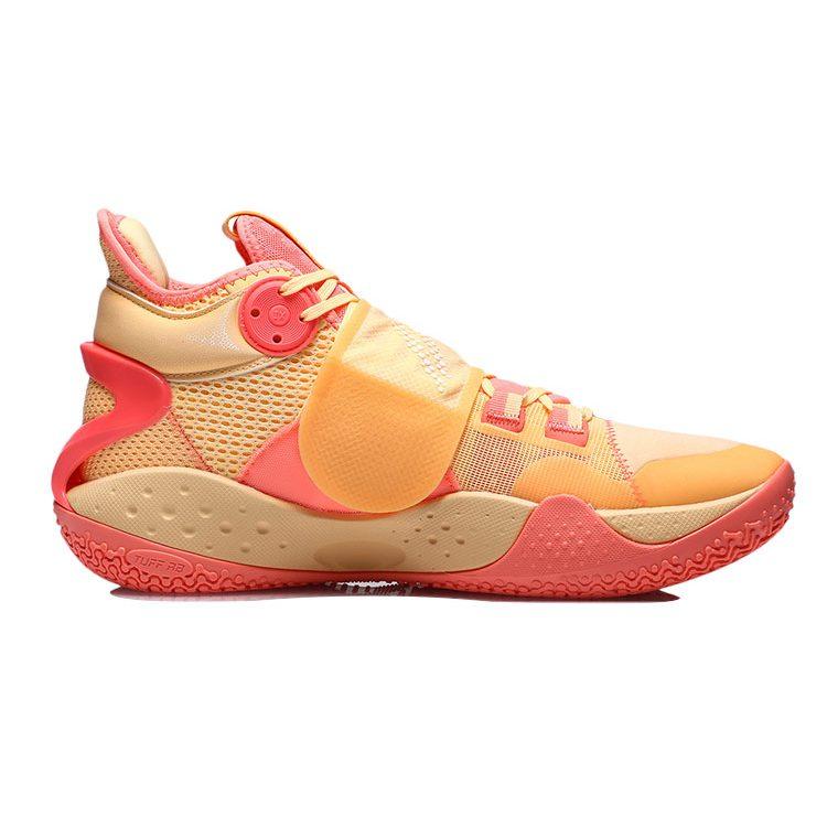 Li Ning SONIC 9 Tessuto, Pelle Sintetica, TPU Ammortizzazione Antiscivolo Resistente all'Abrasione Copertura Supporto Mid top ABAR011-3