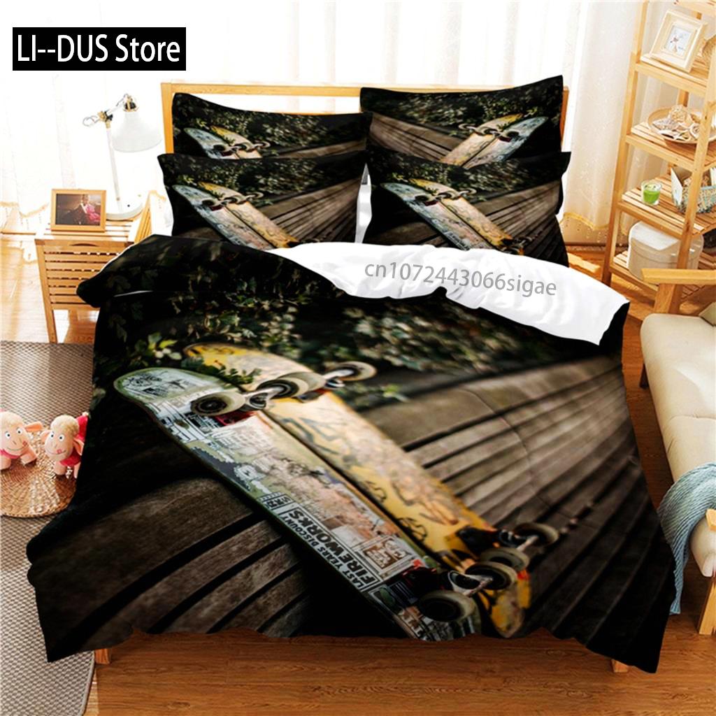 

Comforter Athletic Sports Bedding Set 3D Bedding Digital Printing Queen Size Bedding Set Fashion Design Comforter (quilt)-EU Single(135*200cm)3pcs