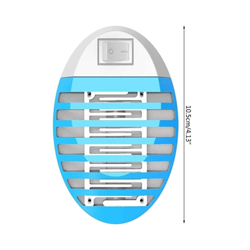 MosquitoesKiller Lamp UV AttractantCatcher Insect Trap for Indoor HomeKitchen Office BugZapper Plug In FlyKiller