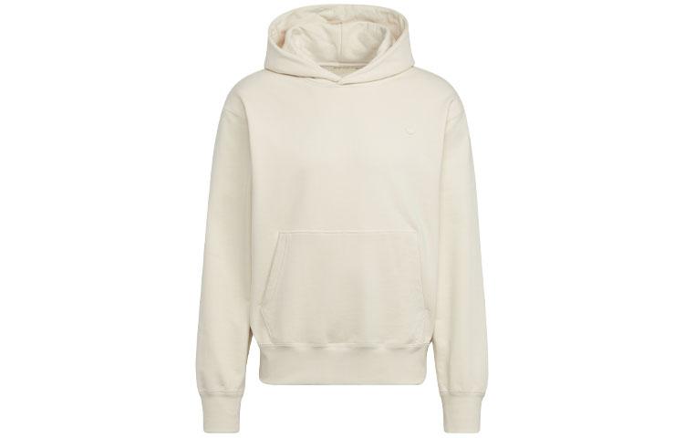 Adidas Originals Sweatshirts Unisex Yellow/White Hooded Moderate Regular HF6374 XL