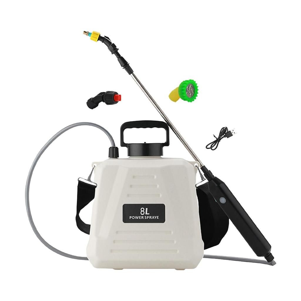 Electric Sprayer Dual Mode Portable Rechargeable Versatile Retractable Wands Garden Sprayer Water Sprayer for Orchard Watering