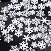 Christmas Artificial Snowflake DIY Handmade New Year Festive Natural Home Party Supplies Winter White Snow Pendant Ornaments