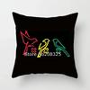 Polyester Pillowcase Cushion Cover Bird  Decorative