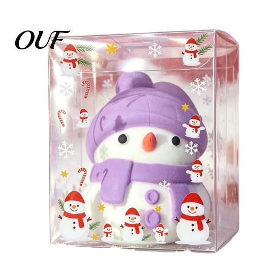 Xmas Tree Squeeze Toy Christmas Snowman Stress Relief Toy, Soft Toys for Adults Cat Paw Sensory Fidget Holiday Party Favors