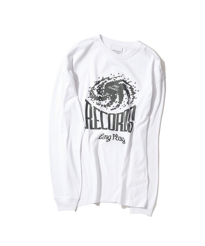 1993STUDIO Longplay Record Long Sleeve_White