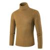 Men S Slim Fit High Neck Pullover Knit Sweater