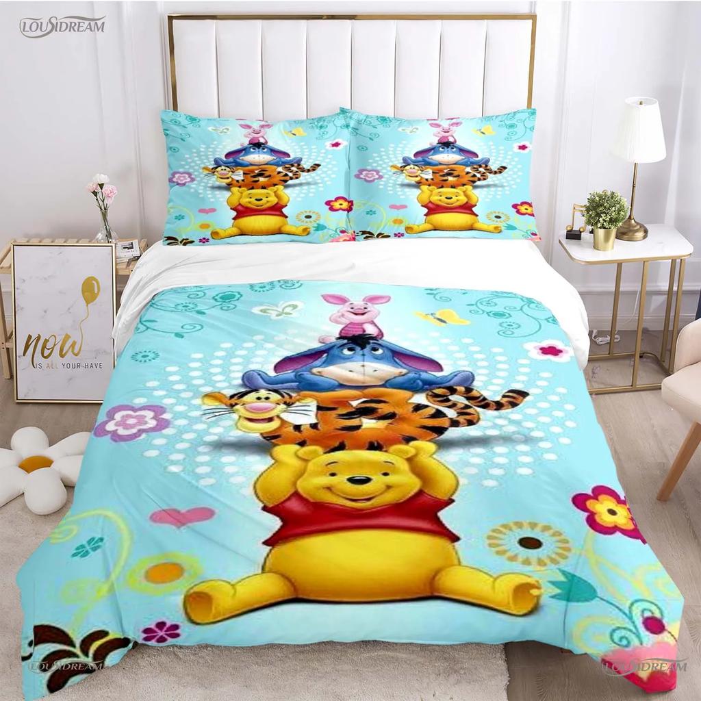 Comforter Winnie The Pooh All Season Comforter Bedding Sets Soft And S Single/Double/Queen/King