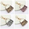 Small Curved Bag Keychain Leopard Print Backpack Hanger New Bag Pendant  Car Decoration
