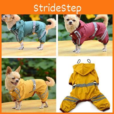 Dog Raincoat For Small Dogs With Waterproof Material And Reflective Features For Outdoor Use