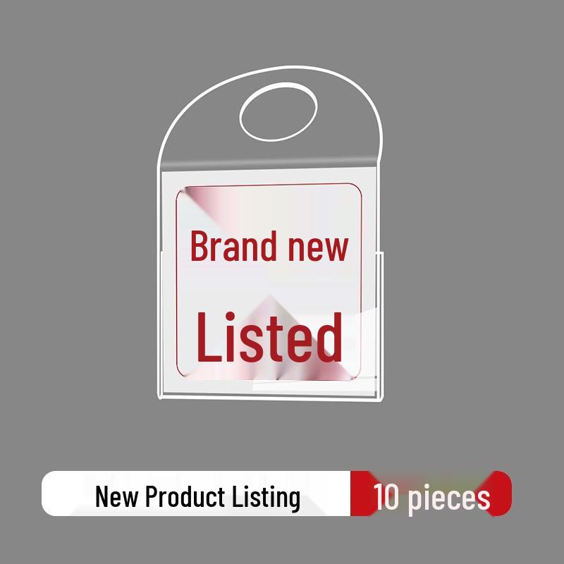 Promotional Clothing Store Hang Tag: Price, Discount, Recommended Label for Shelf Display