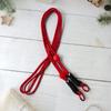 Adjustable Anti-Lost Braided Crossbody Phone Lanyard with Back Clip & Ski Glove Strap