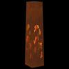 Solar LED Path Light 2 Pcs Rusty Weatherproof Steel