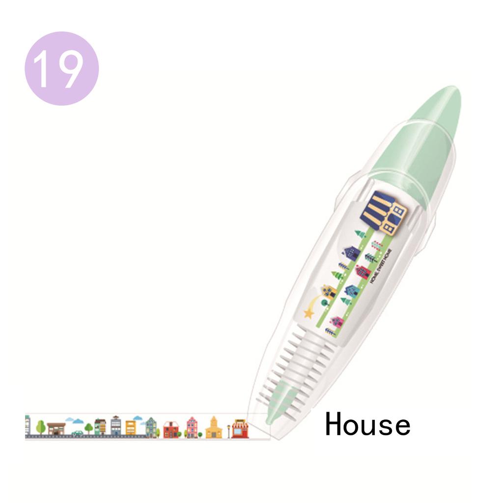 KawaiiDuck Panda Cherry Fish Balloon Strawberry Press Type Decorative Correction Tape Diary Stationery School Supply