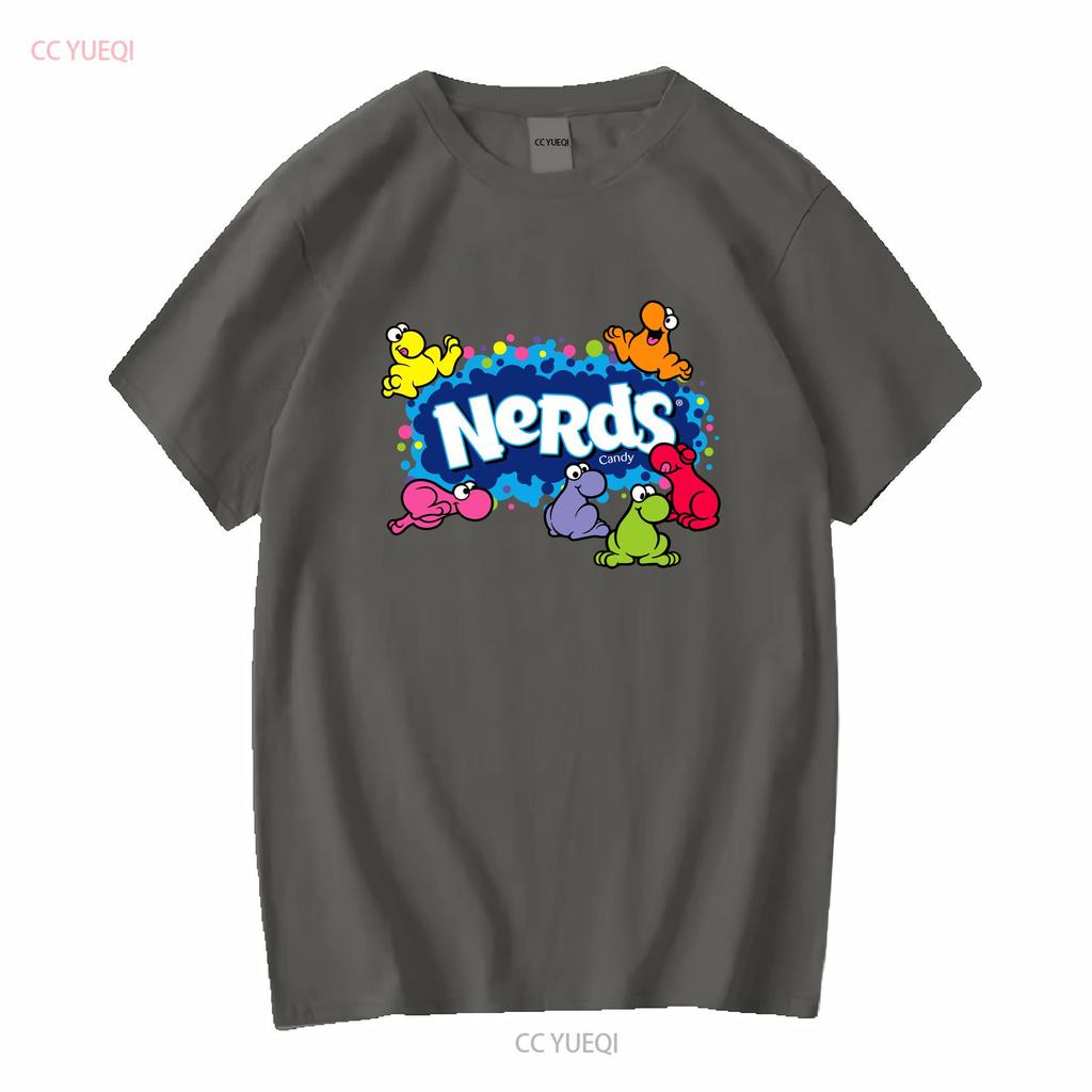 Nerds candy gummy clusters t shirt vintage Washed Versatile designer clothes Stretched graphic Breathable homme streetwear