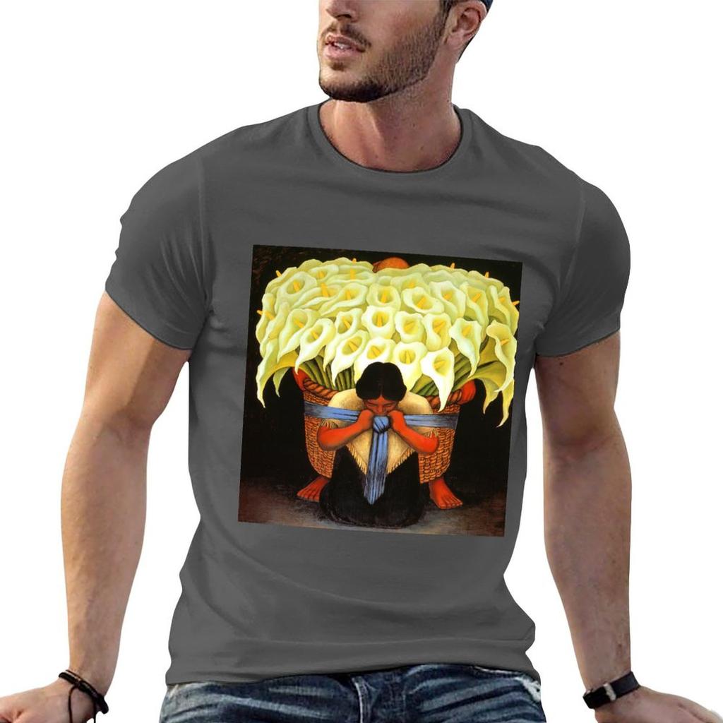 Diego Rivera Famous Paintings TShirt High Elasticity Sports TShirt