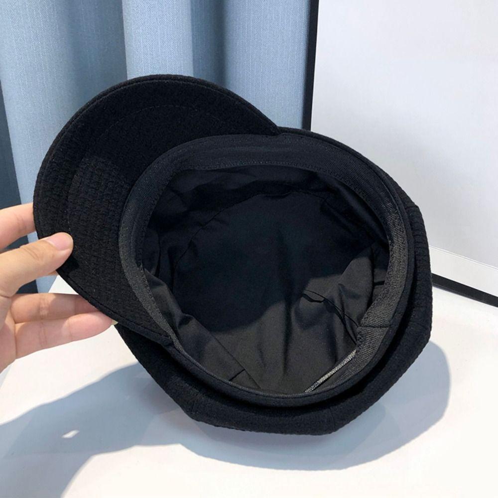 Accessories Berets Caps Octagonal Visors Cap Casual Buckets Hat Women