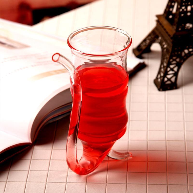 Clear Cocktail Wine Glass with Straw Food Grade Reusable Cup for Wedding Bridal Shower Party Cold Drinks