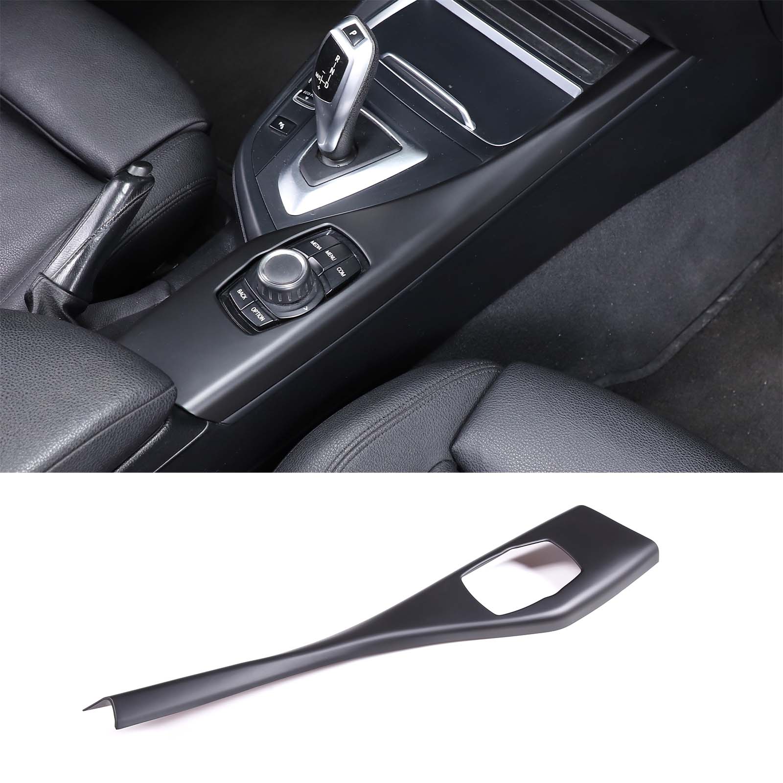 

For BMW 1 2 Series F20 F21 F22 F23 116I 118I 2012-2019 ABS Carbon Fiber Multimedia Button Panel Cover Sticker Car Accessories