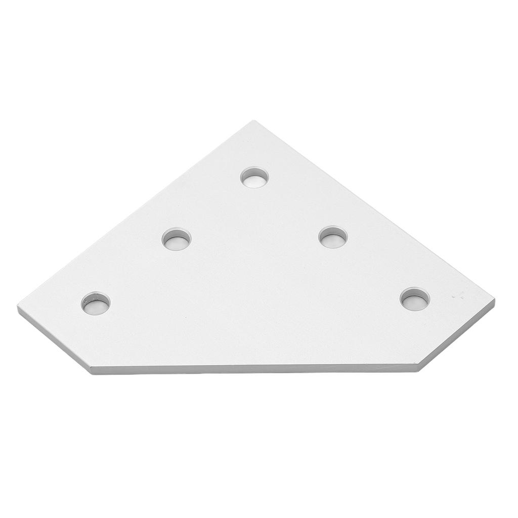 5PCS Flat Tie Plate Aluminum Alloy 5 Holes Compression Resistance Repair Mending Plate Bracket for Industrial