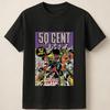 Old School 50 Cent Tee With Comic Style Music Icon Print Unisex T Shirt Unisex T-Shirt